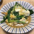 キラキラ0604's cooksnap of when they made 小松菜の卵とじ☆半熟卵が美味しい！.