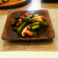 クック65V0GD☆'s cooksnap of when they made アスパラと椎茸の塩＆コショウ炒め.