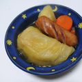 碧きりん's cooksnap of when they made 冷蔵庫の野菜＋冷凍ロ−ルキャベツでポトフ.
