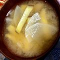 misa♡☆♪♪'s cooksnap of when they made 生姜が効いて温まる~!さつま芋のお味噌汁.
