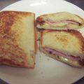 きゃべつ山盛り's cooksnap of when they made 簡単☆ホットサンド風（ハムとチーズ）.