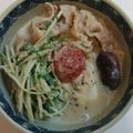 ouron's cooksnap of when they made 豚肉・大根・人参・エノキの豆乳鍋～１人分.