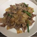 クック6FH73N☆'s cooksnap of when they made スタジオシズル 豚バラと大根の炒め物.
