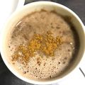 夕飯は６時です's cooksnap of when they made 生理前のダイエットにHot豆乳バナナ♥️.