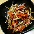 cotton777's cooksnap of when they made 簡単きんぴらごぼう☆.