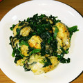 MAMI☆R's cooksnap of when they made 牡蠣とほうれん草のバター炒め.