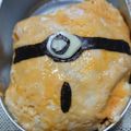 きょうりこ's cooksnap of when they made ☆キャラ弁 ミニオン ボブ.