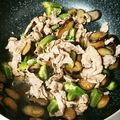 ☆アンシェル☆'s cooksnap of when they made なすとオクラと豚肉のポン酢炒め.