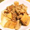 mkksk's cooksnap of when they made 厚揚げと蓮根とミンチの味噌炒め♡.