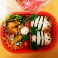 ぼるさち's cooksnap of when they made 簡単キャラ弁☆俵おにぎりキッズ♪.