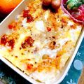 koreomomとも's cooksnap of when they made 簡単レンジ☆ミートソースオムライス風弁当.