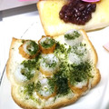 choco831's cooksnap of when they made 揚げない♡竹輪の磯部揚げ風トースト♪.