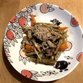 クックJ8M9JT☆'s cooksnap of when they made 豚肉とごぼうの炒め煮.