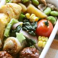 ガメコ's cooksnap of when they made ほうれん草ハムキノコのソテー☆.