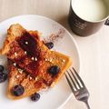 hanapiiiii's cooksnap of when they made 簡単朝食！カフェオレフレンチトースト.