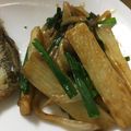 mantacarp's cooksnap of when they made 長芋とニラがあったらオイスター炒め★.