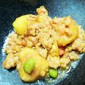 Coo1215's cooksnap of when they made 新じゃがとひき肉のカレー炒め.