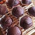 sakkyan's cooksnap of when they made ホットケーキミックス★ココアマフィン.