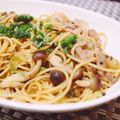 クックCS3G3W☆'s cooksnap of when they made 簡単!美味しい!豚バラと高菜明太のパスタ.