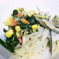 ユーロン's cooksnap of when they made 簡単☆ほうれん草のカラフルゴママヨサラダ.