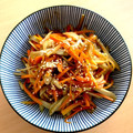 夕飯は６時です's cooksnap of when they made きんぴらごぼう 柚子胡椒風味.