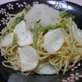 みなみ7's cooksnap of when they made 蕪の梅マヨみぞれパスタ.