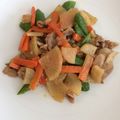 みんく67's cooksnap of when they made スナップエンドウと大根豚バラ肉の炒め煮♪.