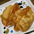 chiko0134's cooksnap of when they made 餃子の皮でアップルパイ！簡単おやつ.
