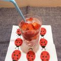 horseland's cooksnap of when they made 農園レシピ・いちごのレモンソーダ水.
