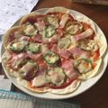 さっちゃん←元こ茄子's cooksnap of when they made 餃子の皮ピザ☆.