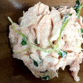 くみちん。's cooksnap of when they made 鶏ささみ☺明太マヨで和えました☺.