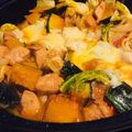 子育て奮闘中！'s cooksnap of when they made むね肉でトマトチーズタッカルビ.