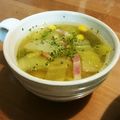 ちまこさん's cooksnap of when they made ベーコンと白菜スープ♪.