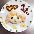 ももメロ♡'s cooksnap of when they made 【離乳食】マイメロディプレート.