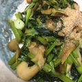 GuapaMay's cooksnap of when they made ご飯が進む青菜と竹輪炒り煮.