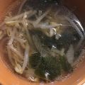 ＫＩＣＫ's cooksnap of when they made もやしのしょうが入り中華スープ.