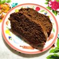 しょうちゃんれしぴ's cooksnap of when they made 濃厚！HMで超簡単☆チョコバナナケーキ♬.