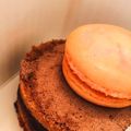 ちゅーむ's cooksnap of when they made ストロベリーチョコ＊マカロン.