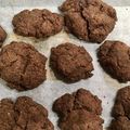 pocomiwawa's cooksnap of when they made チョコスコーン　マクロビおやつ.