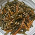 ★smiling★'s cooksnap of when they made 簡単ヘルシー♪茎わかめのきんぴら.