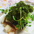 れもん12's cooksnap of when they made 鯖の塩焼きに、めかぶ＆かいわれ大根♪.