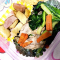 ♪チョコたんママ♪'s cooksnap of when they made 簡単10分で完成！小松菜と豚肉の生姜炒め.