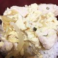 かきかお's cooksnap of when they made 簡単ヘルシー♡ササミで基本の親子丼.
