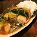 Pochiratan's cooksnap of when they made ＊簡単帆立と青梗菜の中華丼＊.