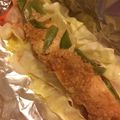 MinaRit's cooksnap of when they made ♥鮭の柚子味噌ホイル焼き♥.