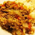あんでゅ's cooksnap of when they made ご飯止まらない♡白菜とひき肉のぴり辛あん.