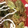 」りふ's cooksnap of when they made レタス焼きそば.
