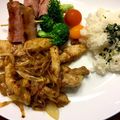 Chakobu's cooksnap of when they made 簡単！豚ロースのカレー生姜焼き.