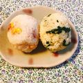 yesmama's cooksnap of when they made クエン酸効果がマル！コーンと梅のおにぎり.