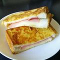 ＊なぁ＊'s cooksnap of when they made ハム＆チーズINフレンチトースト.